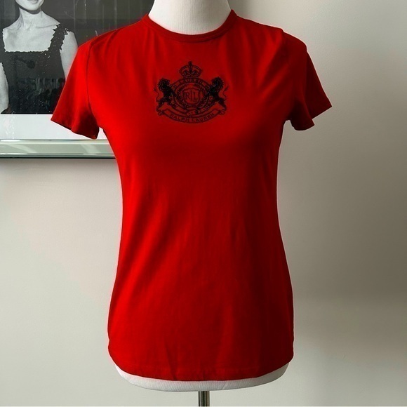 Lauren Ralph Lauren Tops - Lauren Ralph Lauren Embroidered Logo T Shirt